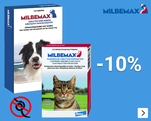 Milbemax ontworming -10% DOG CAT